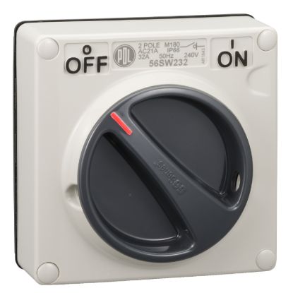 Picture of SWITCH SURF PVC IP66 1G DP 32A