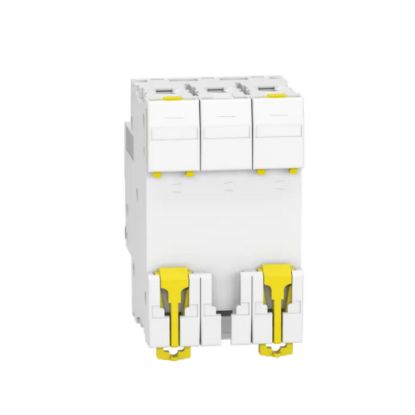 Picture of Miniature circuit breaker (MCB), Acti9, iC60H Disbo, 3P, 63A, C curve, 10000A (IEC/EN 60898-1), 15kA (IEC/EN 60947-2)