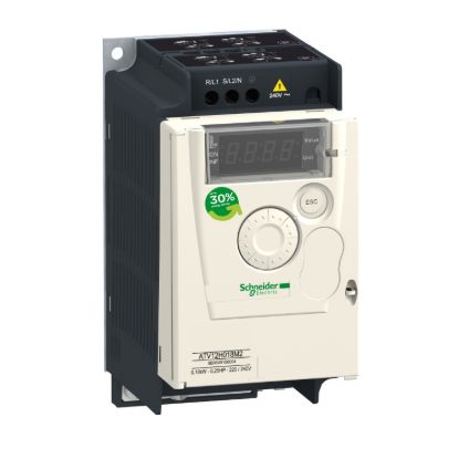 Picture of Variable speed drive ATV12, Altivar 12, 0.18kW, 0.25hp, 200..240V, 1ph