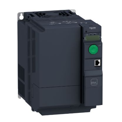 Picture of variable speed drive, Altivar Machine ATV320, 7.5kW, 380 to 500V, 3 phases, book