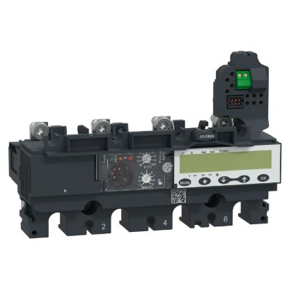 Picture of Trip unit MicroLogic 5.2E, ComPacT NSX100/160/250, 4 poles, electronic basic protections, energy meter, 100A rating