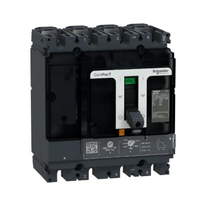 Picture of Circuit breaker, ComPacT NSX200 DC PV, 10kA/1000VDC, 4 poles, TM-DC PV trip unit 200A