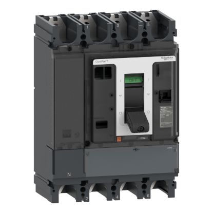 Picture of Switch disconnector, ComPacT NSX400NA DC PV, 4 poles, fixed, 400A rating, 1000V