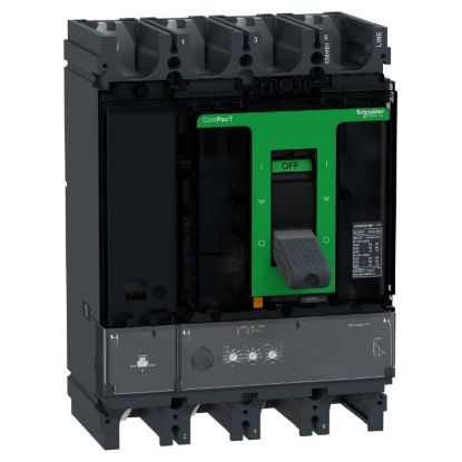 Picture of Circuit breaker, ComPacT NSX630HB1, 75kA/690VAC, 4 poles, MicroLogic 2.3 trip unit 630A