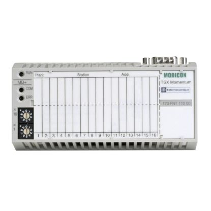 Picture of Communication adaptor, Modicon Momentum automation platform, Profibus DP, 9.6 to 12Mbit/s, twisted pair cable