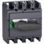 Picture of switch disconnector, Compact INS500, 500A, standard version with black rotary handle, 3 poles