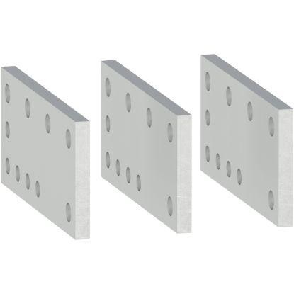 Picture of Cable lug adapters, MasterPacT NT, ComPacT NS630b to NS1600, connection up to 4 cables with lugs, set of 3 parts