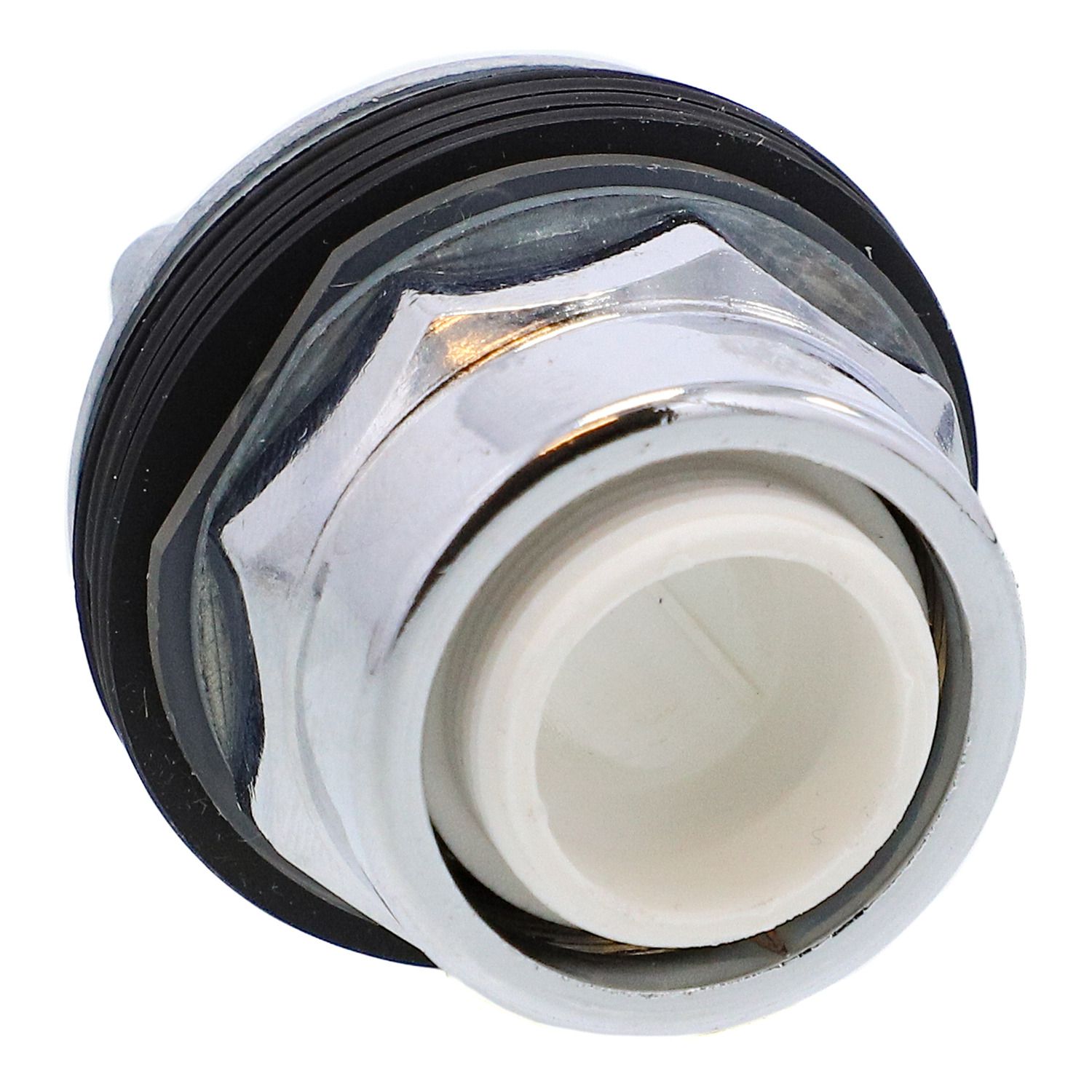 Picture of Head for illuminated push button, Harmony 9001K, metal, projecting, without cap, 30mm, spring return, without bulb