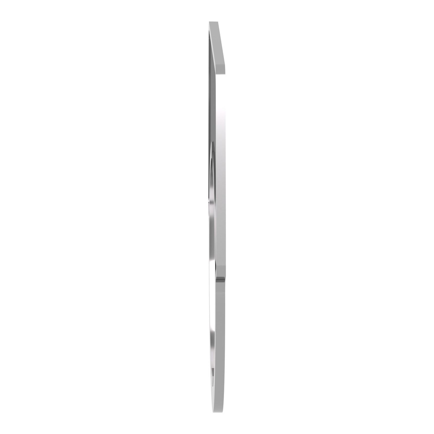 Picture of Blank legend, Harmony 9001K, Harmony 9001SK, 30mm, aluminium, black with silver letters, 44x50mm