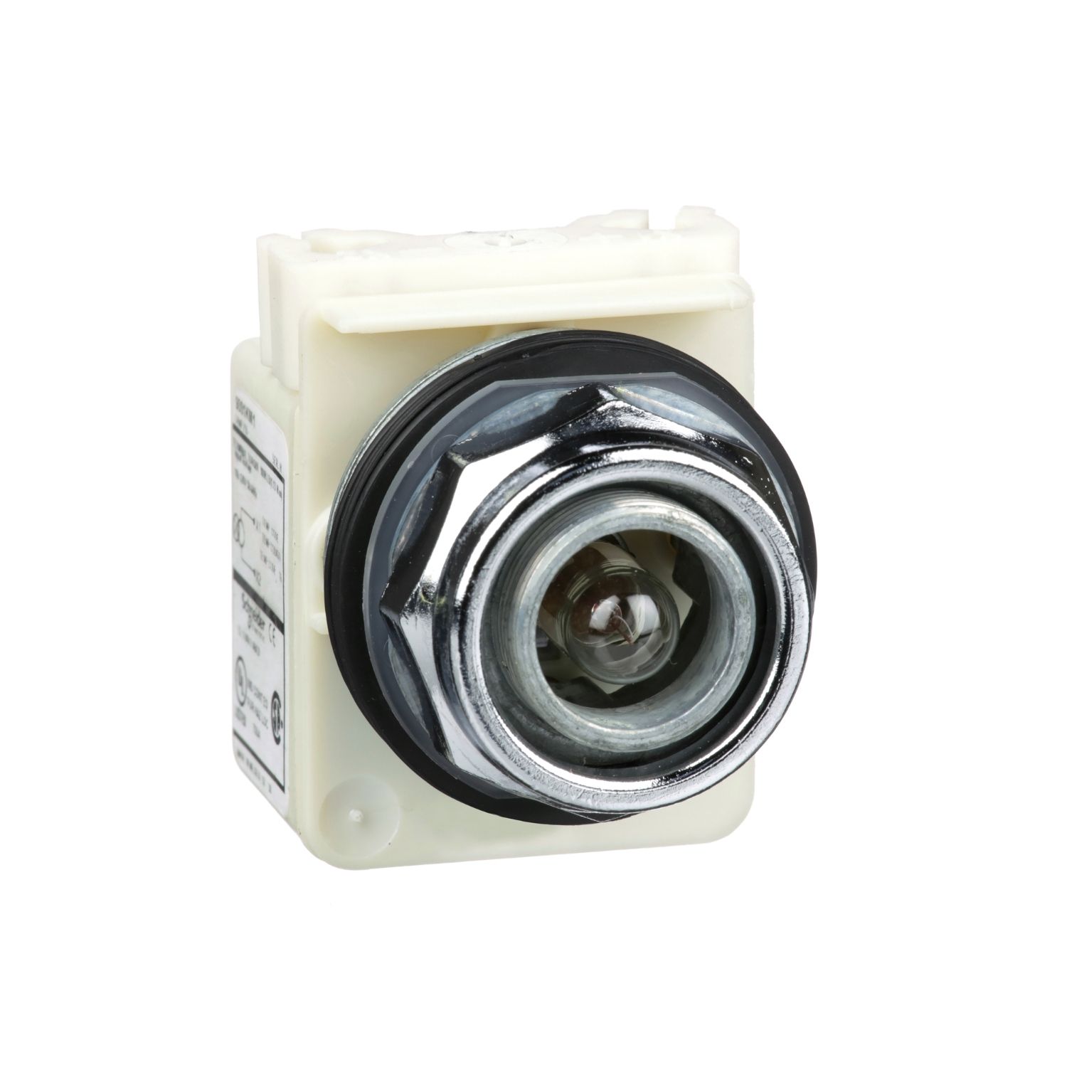 Picture of Head for pilot light, Harmony 9001K, metal, without cap, 30mm, 110...120V