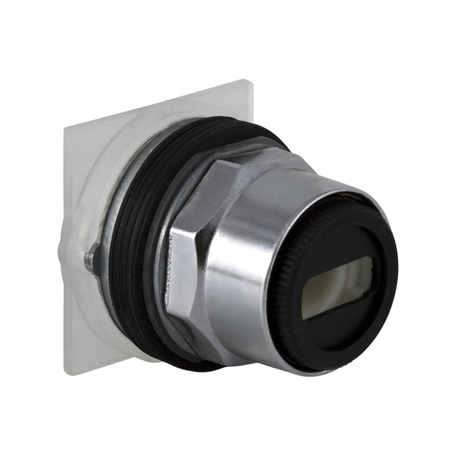 Picture of Selector switch head, Harmony 9001K, metal, without handle, 30mm, 3 positions, return both sides to center