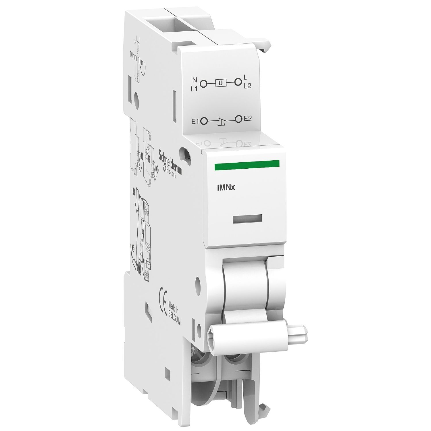 Picture of Undervoltage release, Acti9, iMNx, voltage release, 380...415 V AC