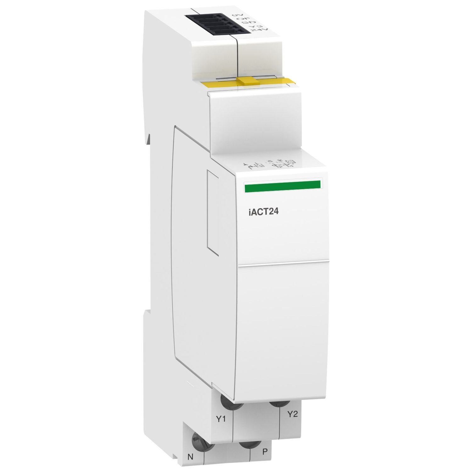 Picture of 24V DC control and auxiliary contact 1 NO, Acti9, with Ti24 PLC interface