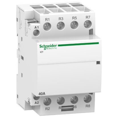 Picture of Contactor, Acti9, ICT 40A 4NC 220...240V 50Hz