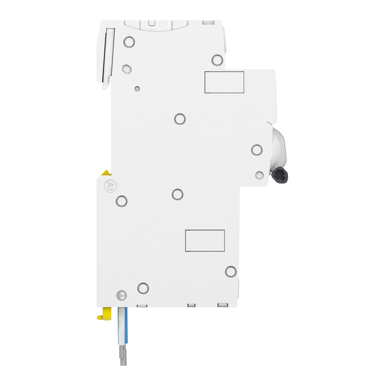 Picture of Residual current breaker with overcurrent protection (RCBO), Acti9, iC60H RCBO, 1P + Ns, 25A, 30mA, A type, 10000A