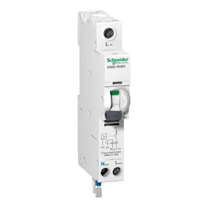 Picture of IC60H - earth leakage circuit breaker, Acti9, 1P + Ns, C curve, 32 A, 30 mA, 110 V