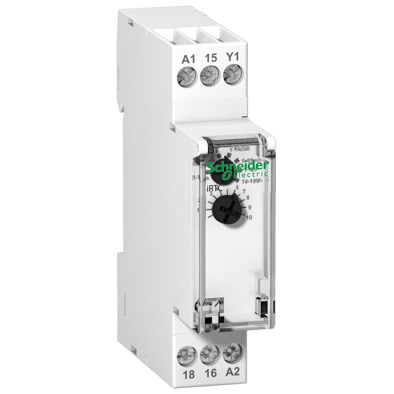 Picture of IRTC relay, Acti9, IRTC relay- delays de-energizing a load upon opening- 1 O/C, Uc 24-240VAC/24VDC