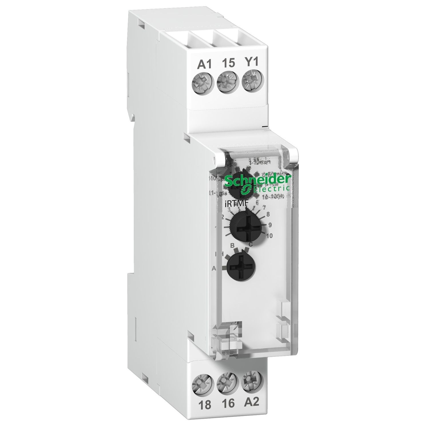 Picture of IRTMF multifunction time delay relay, Acti9, 1 OC, 12-240 VAC/DC