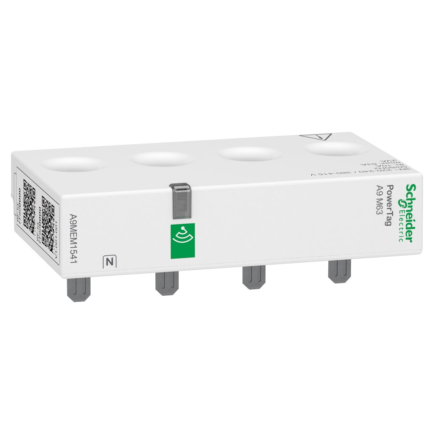 Picture of Energy sensor, PowerTag, PowerTag Monoconnect 63A 3P+N top position