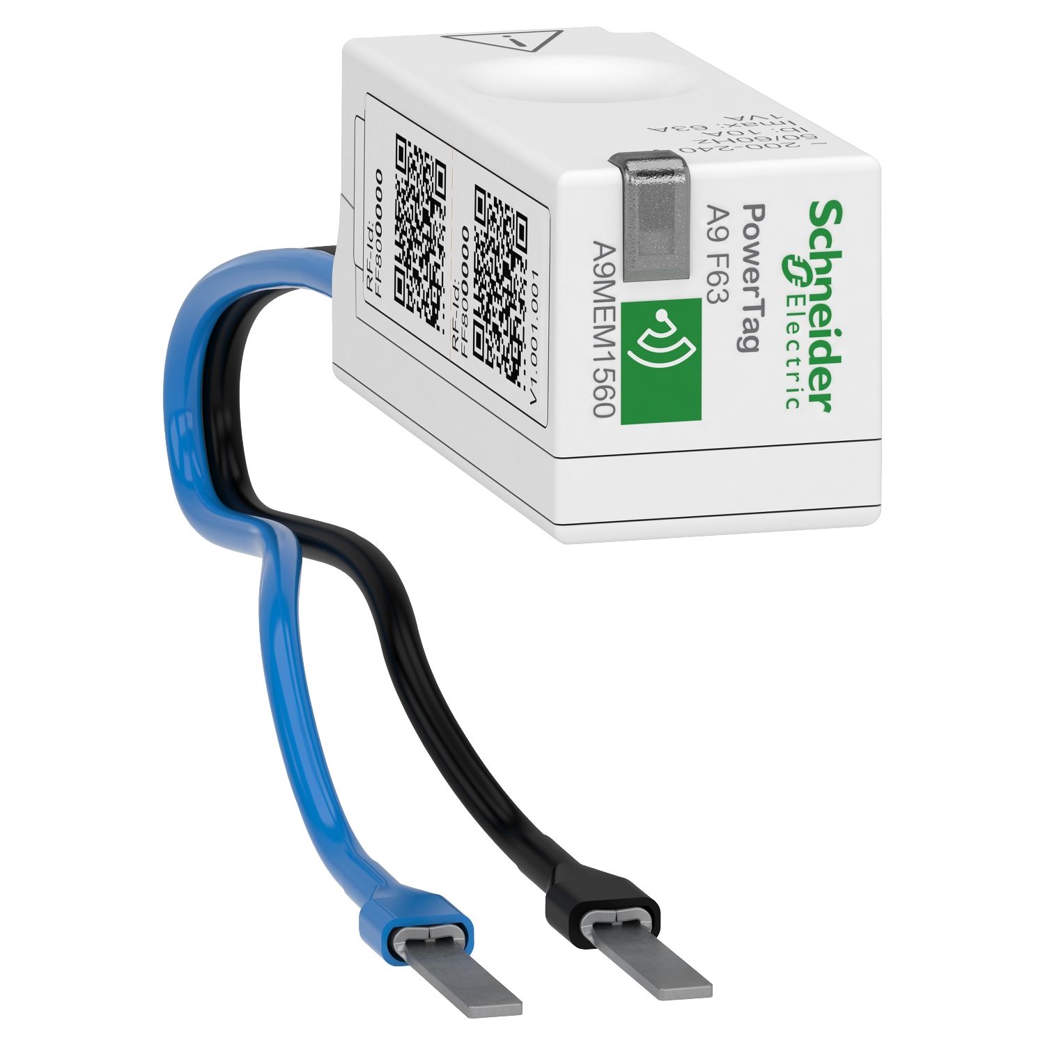 Picture of Energy sensor, Acti9, PowerTag Flex 230V 63A 1P+N top and bottom position