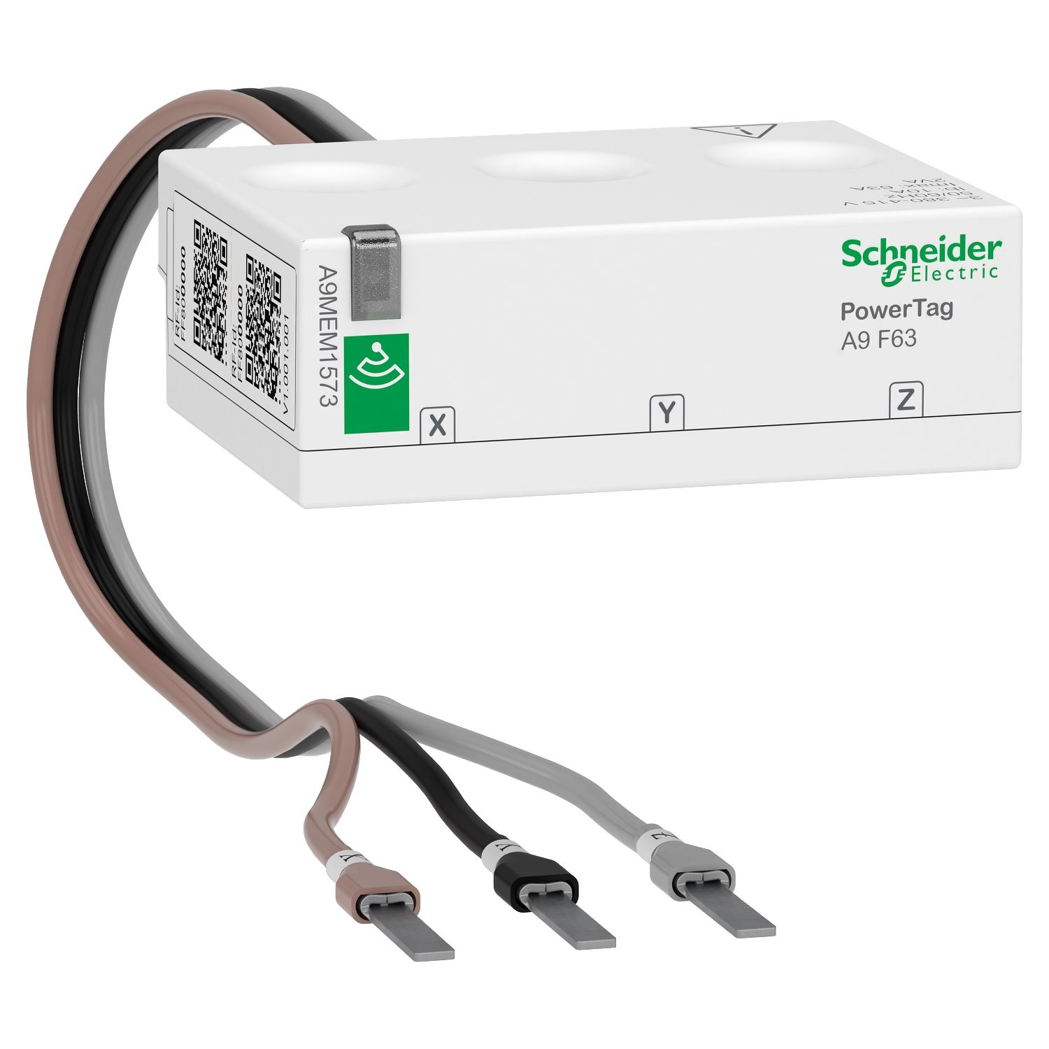 Picture of energy sensor PowerTag Flex 63A 3P top and bottom position