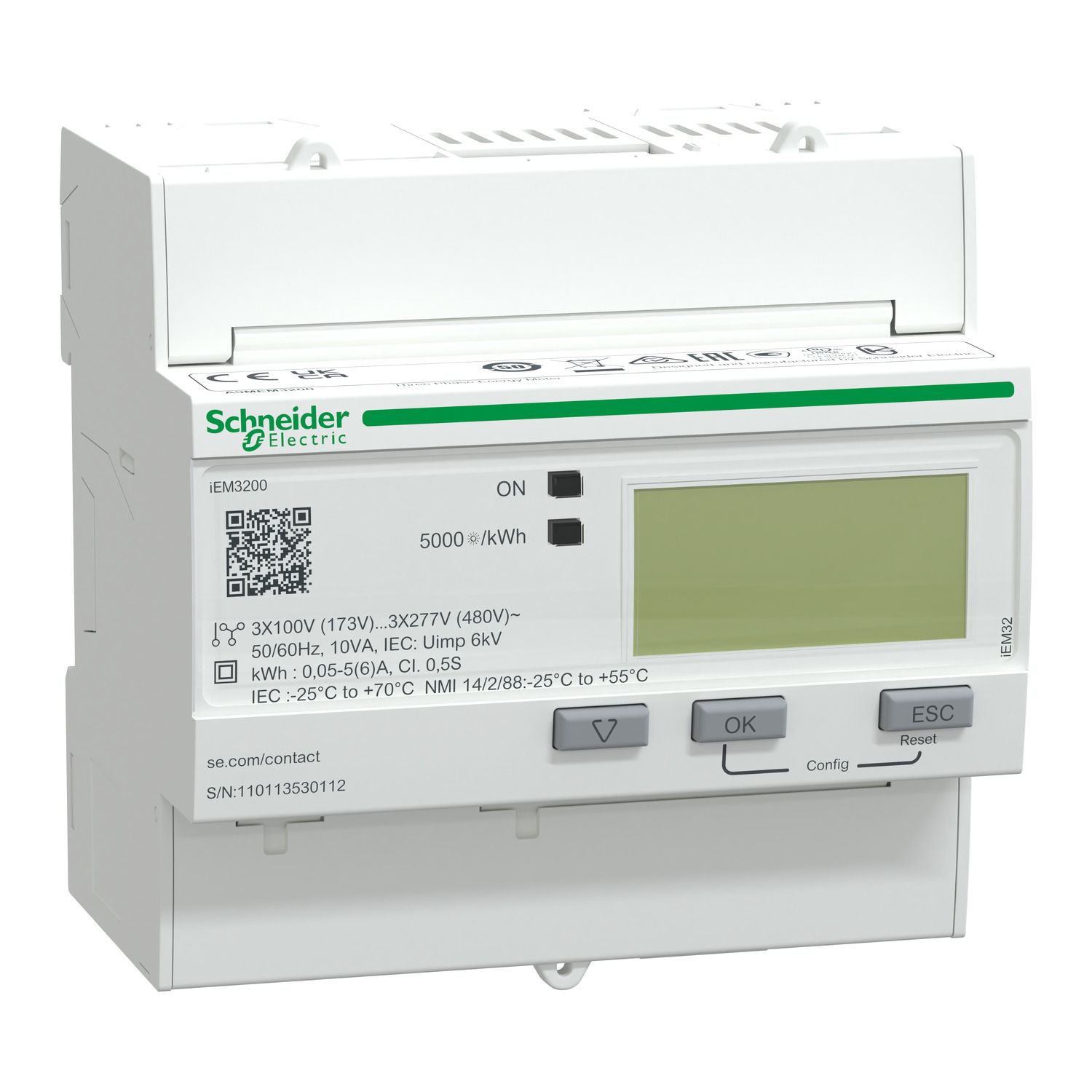 Picture of IEM3200 energy meter, Acti9, CT