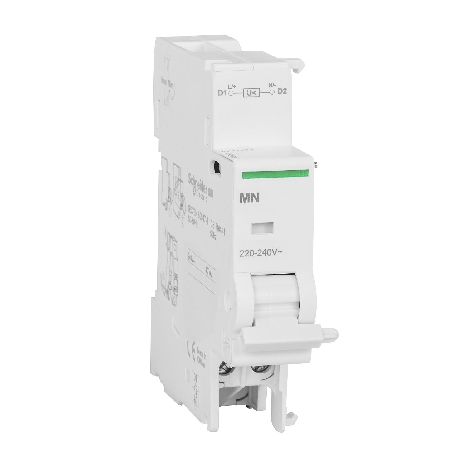 Picture of Voltage release, Acti9, MN 220-240VAC DC