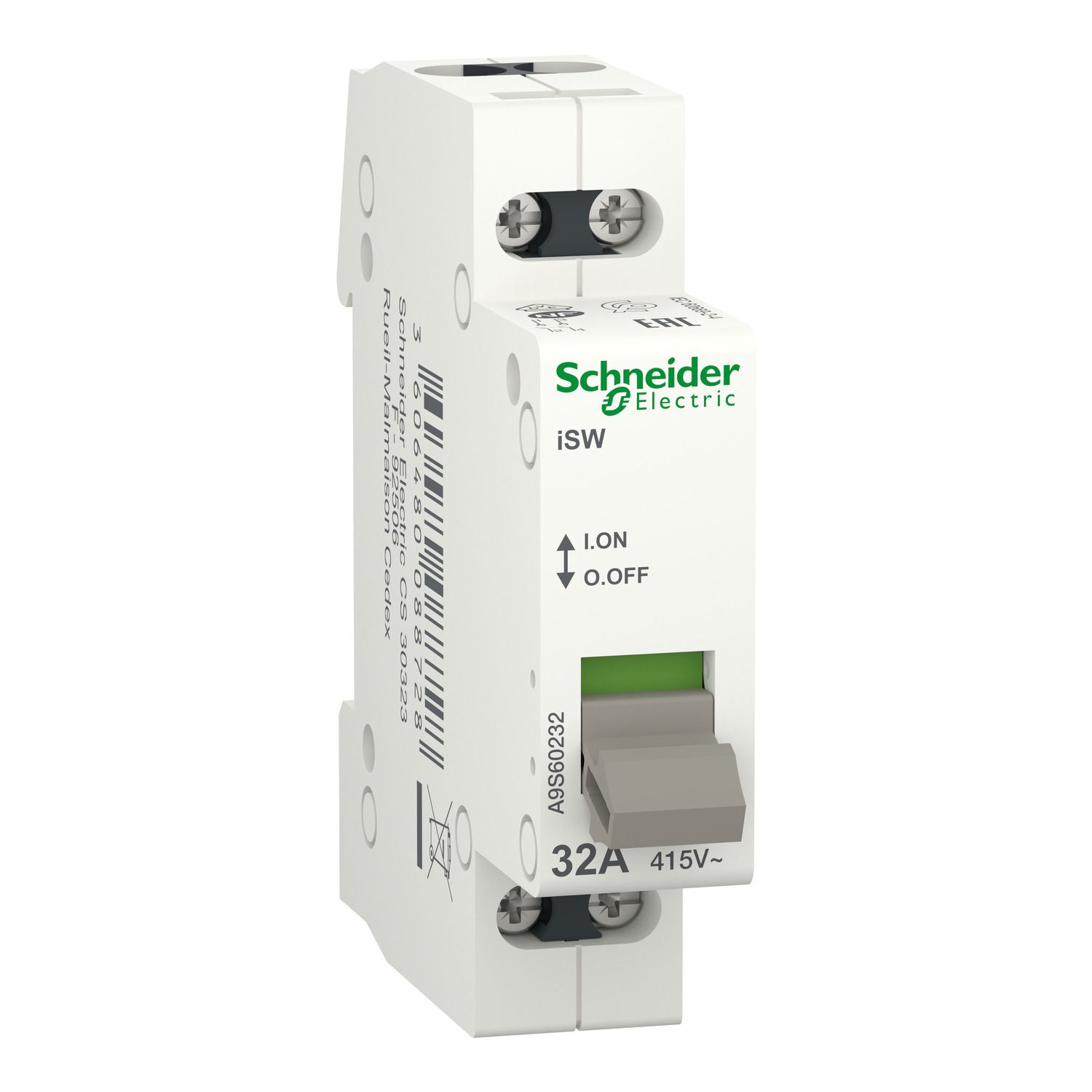 Picture of switch Acti9 iSW - 2 poles - 32 A - 415V