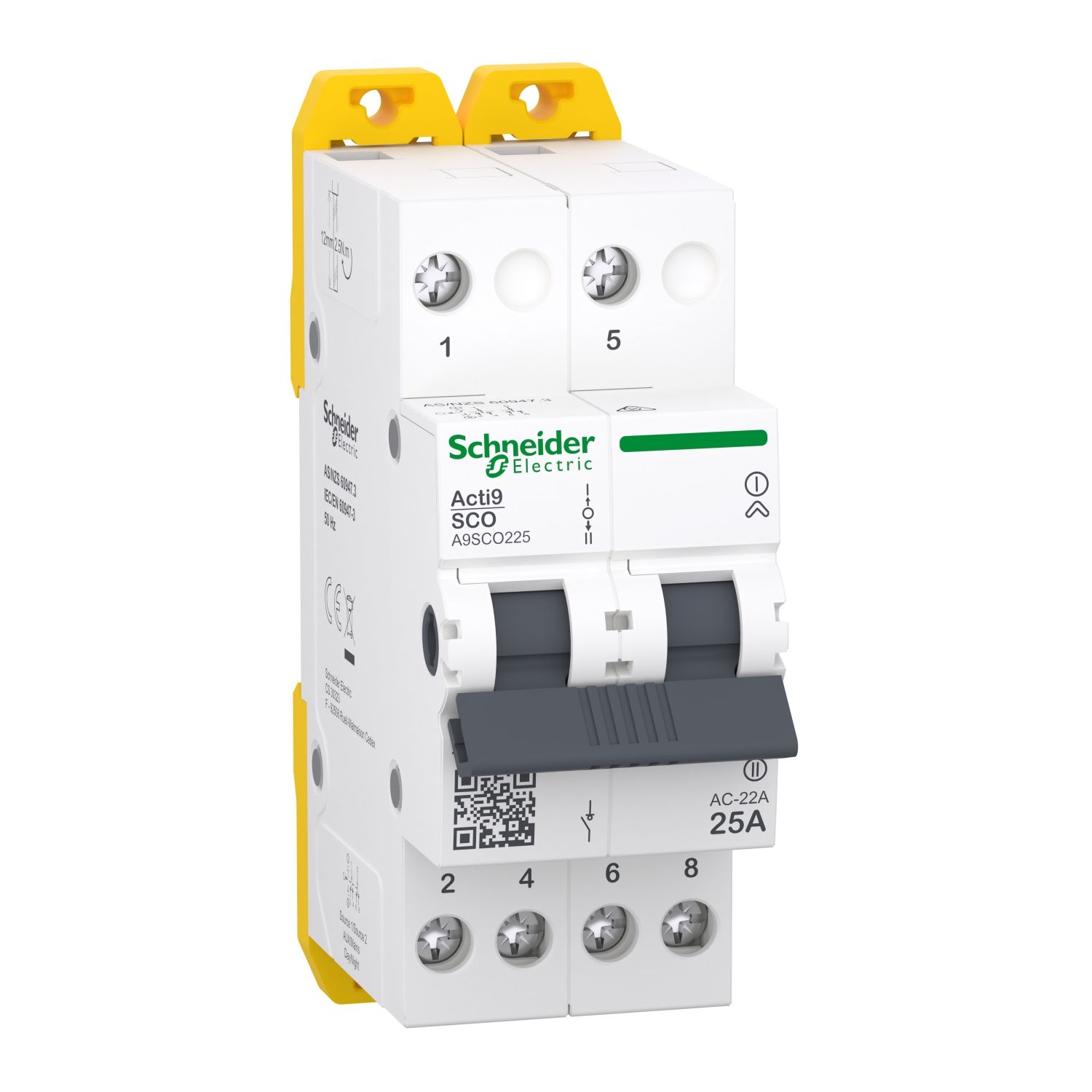 Picture of Changeover switch, Acti9, 2P, 25A, 400/415VAC
