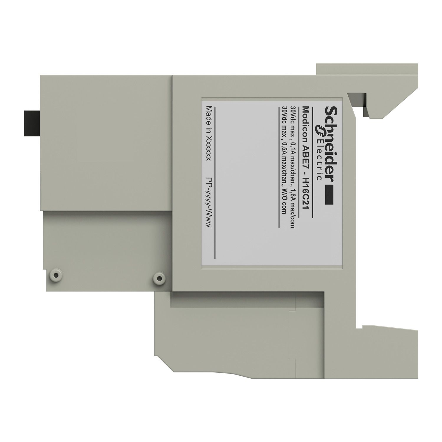 Picture of passive connection sub-base ABE7 - 16 inputs or outputs - Led