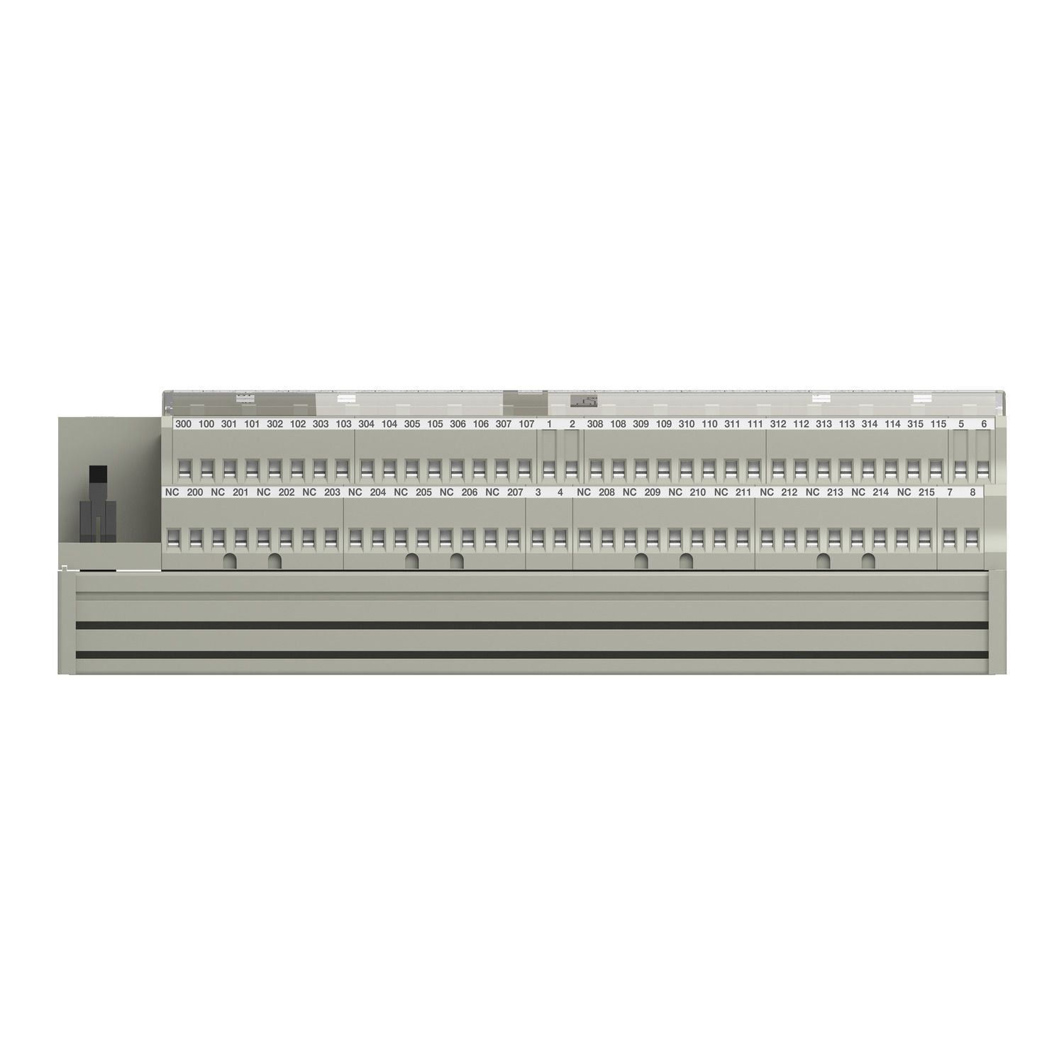Picture of Sub-base with plug-in electromechanical relay ABE7 - 16 channels - relay 10 mm