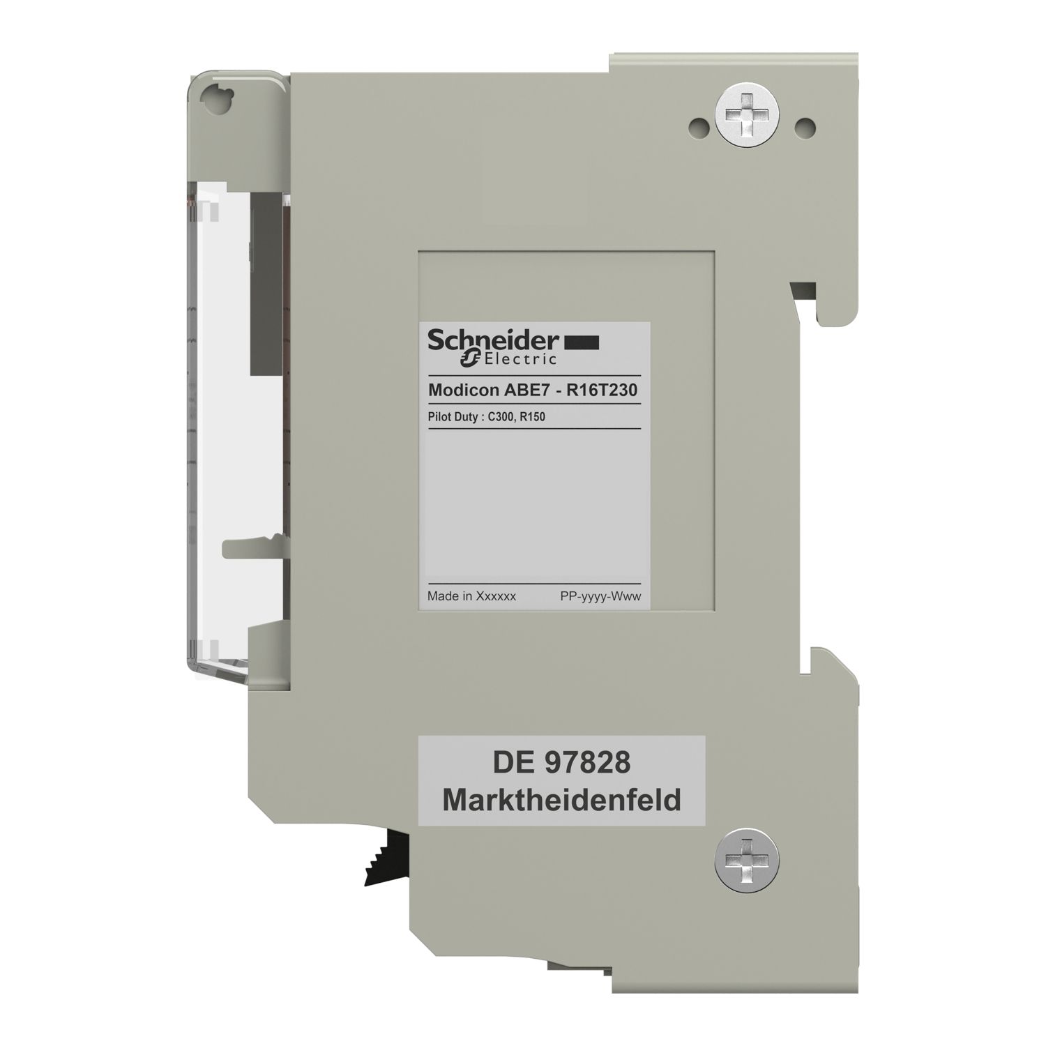 Picture of Sub-base with plug-in electromechanical relay ABE7 - 16 channels - relay 10 mm