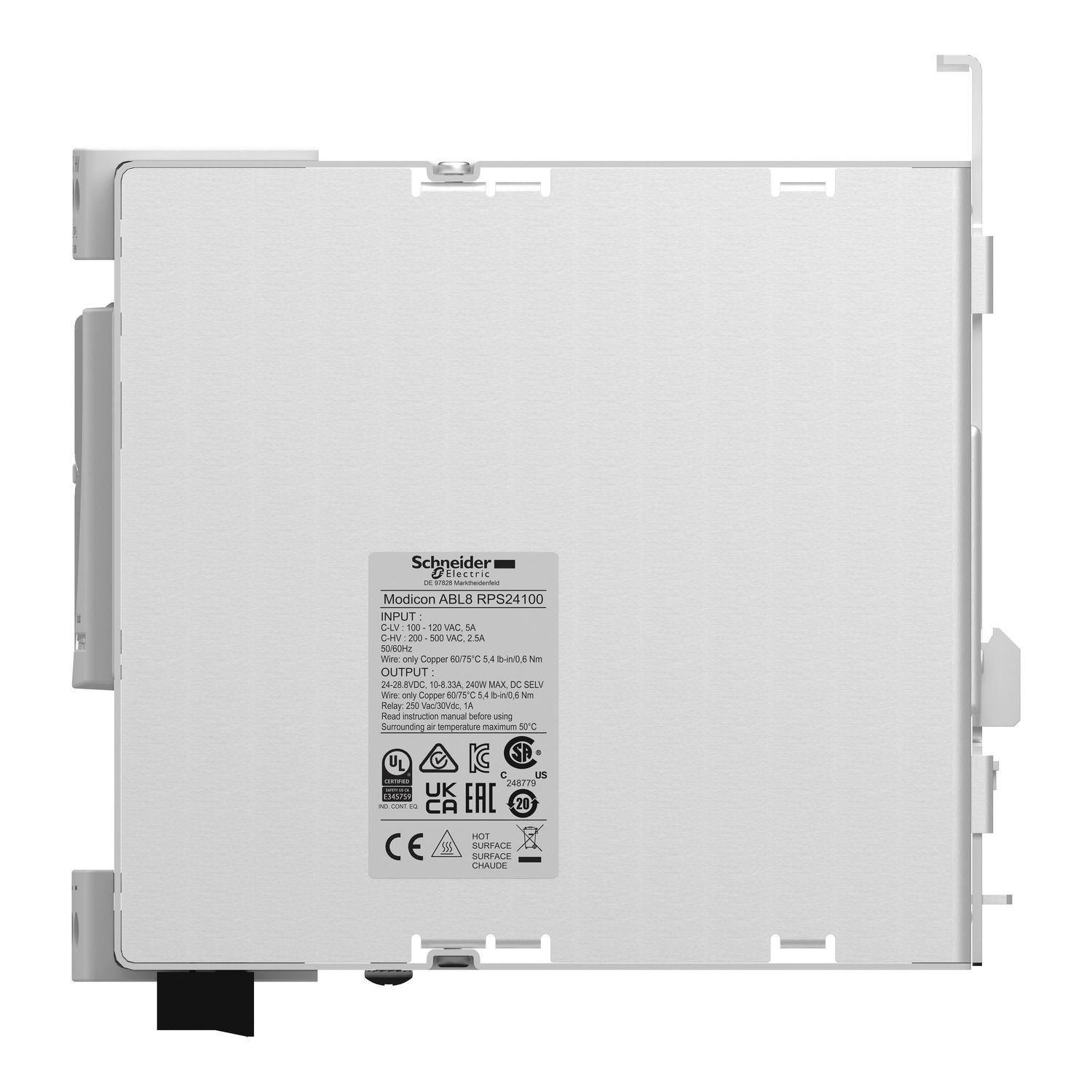 Picture of Regulated Switch Power Supply, Phaseo ABL7 ABL8, 1 or 2 phase, 100..500V, 24V, 10A