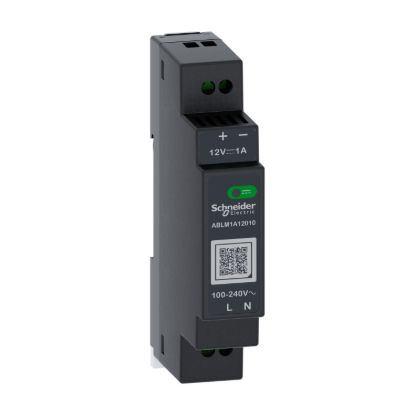 Picture of Regulated Power Supply, 100 to 240V AC, 12V, 1A, single phase, Modular