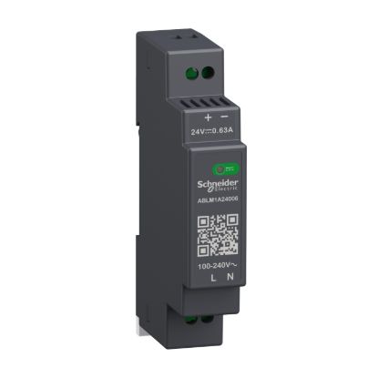 Picture of Regulated Power Supply, 100 to 240V AC, 24V, 0.6A, single phase, Modular