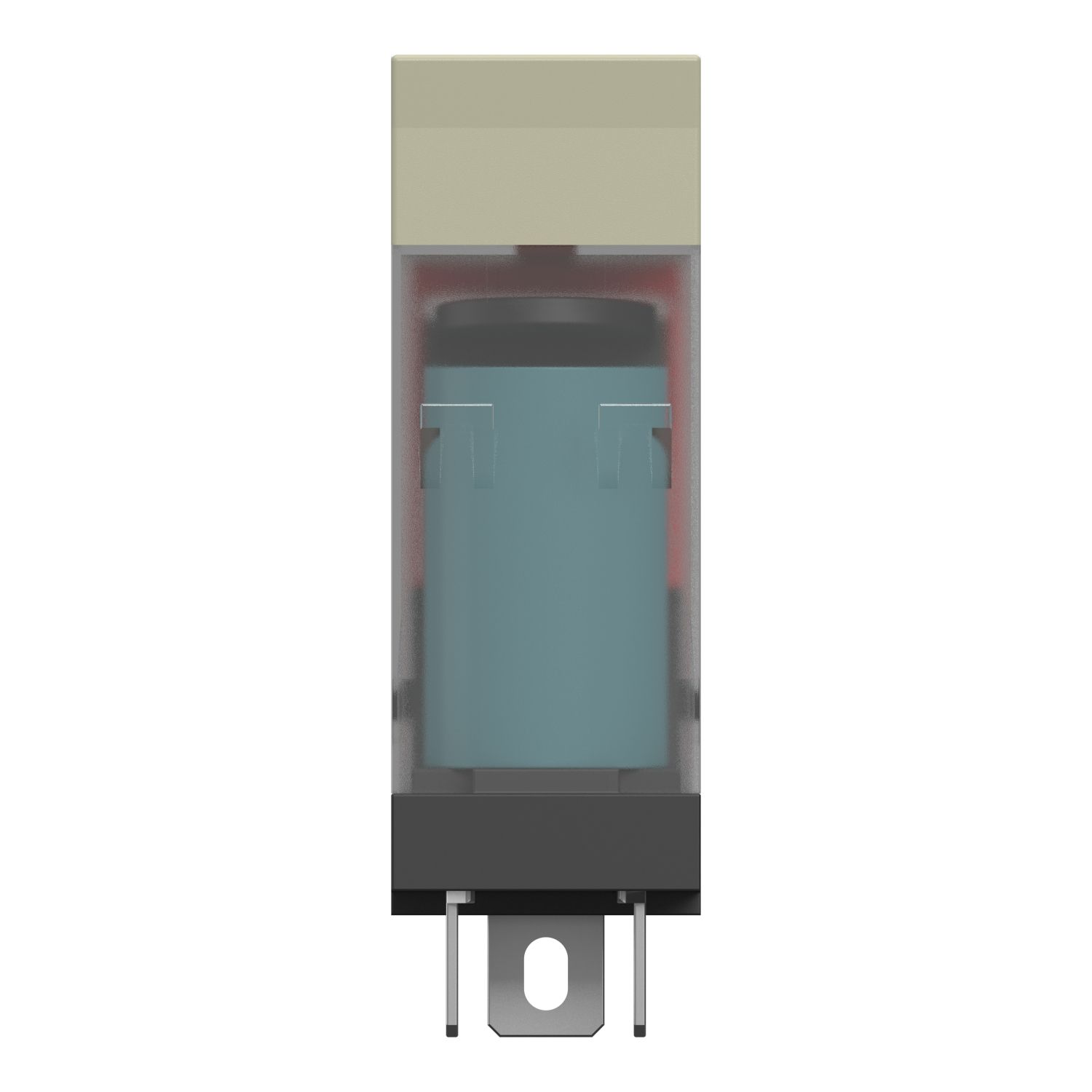 Picture of plug-in electromechanical relay - 12.5 mm - 24 V DC - 1 CO
