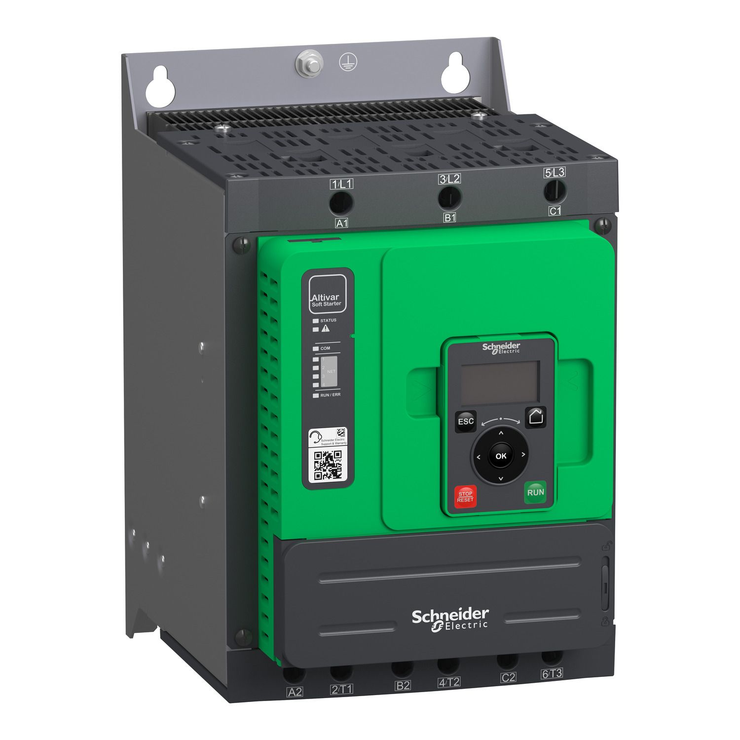 Picture of Soft starter, Altistart 480, 75A, 208 to 690V AC, control supply 110 to 230V AC