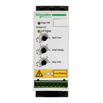 Picture of Soft starter for asynchronous motor, Altistart 01, ATSU01, 9 A-200..480V-1.5..4 KW
