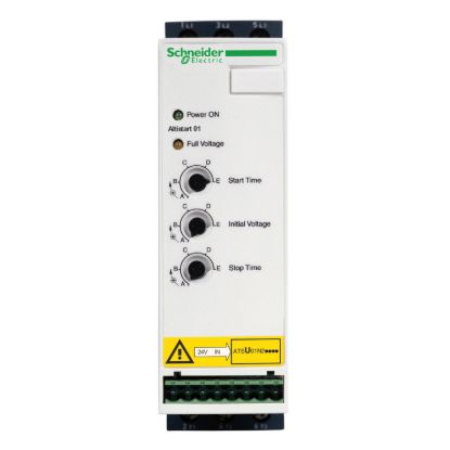 Picture of Soft starter for asynchronous motor, Altistart 01, ATSU01, 22 A-200..480 V-4..11 KW