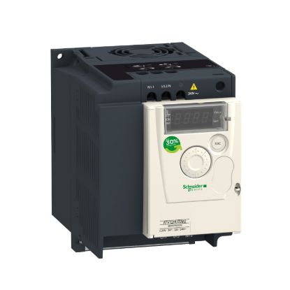 Picture of Variable speed drive ATV12, Altivar 12, 2.2kW, 3hp, 200..240V, 1ph, with heat sink