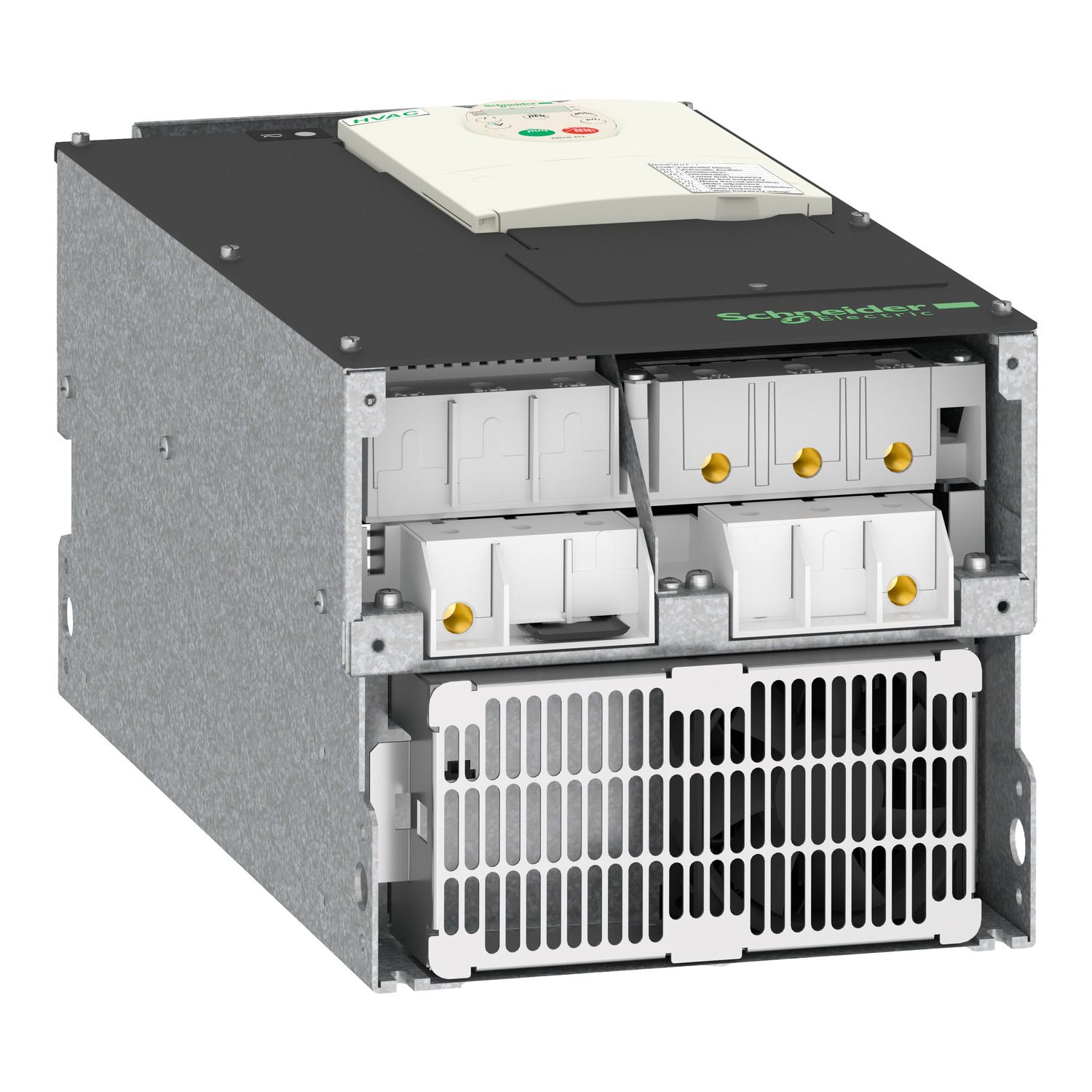 Picture of variable speed drive, Altivar 212, 22kW, 30hp, 480V, 3 phases, with EMC, IP21