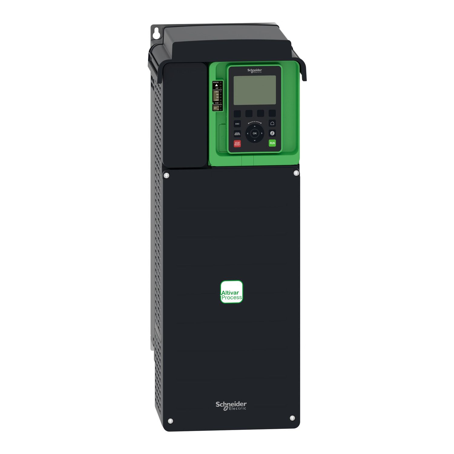 Picture of variable speed drive, Altivar Process ATV900, ATV930, 11kW, 200 to 240V, with braking unit, IP21
