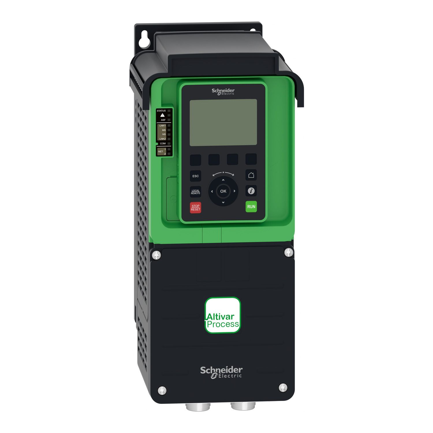 Picture of variable speed drive, Altivar Process ATV900, ATV930, 1.5kW, 200 to 240V, with braking unit, IP21