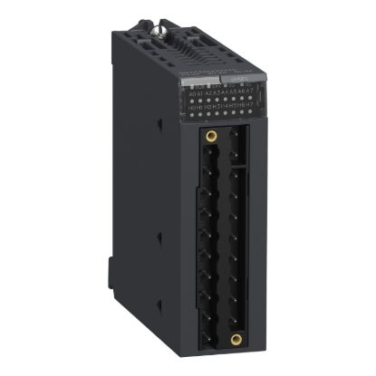 Picture of analog isolated high level input module, Modicon X80, 8 HART inputs, 4 to 20mA