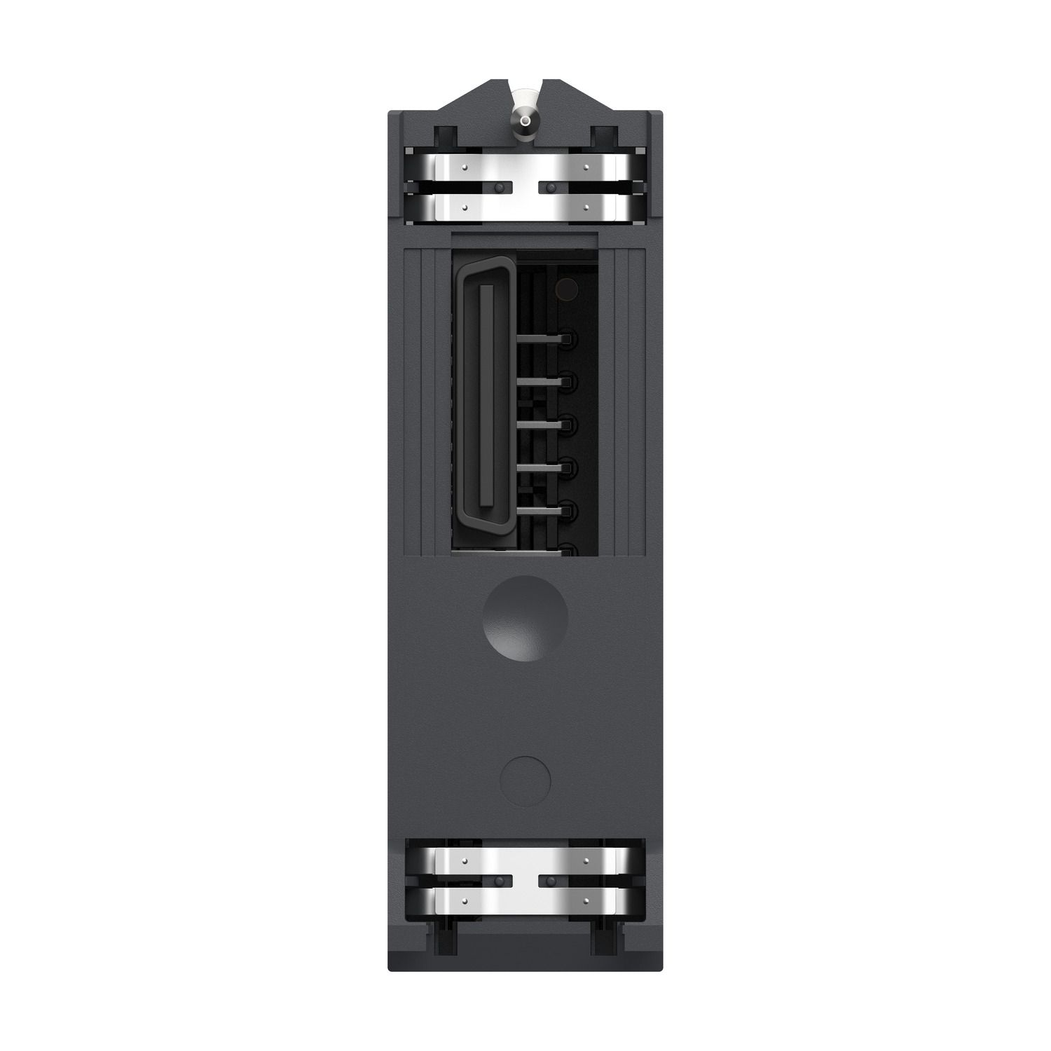 Picture of analog isolated high level input module, Modicon X80, 8 I, 0 to 20mA, 4 to 20mA, 10V positive or negative, severe environment