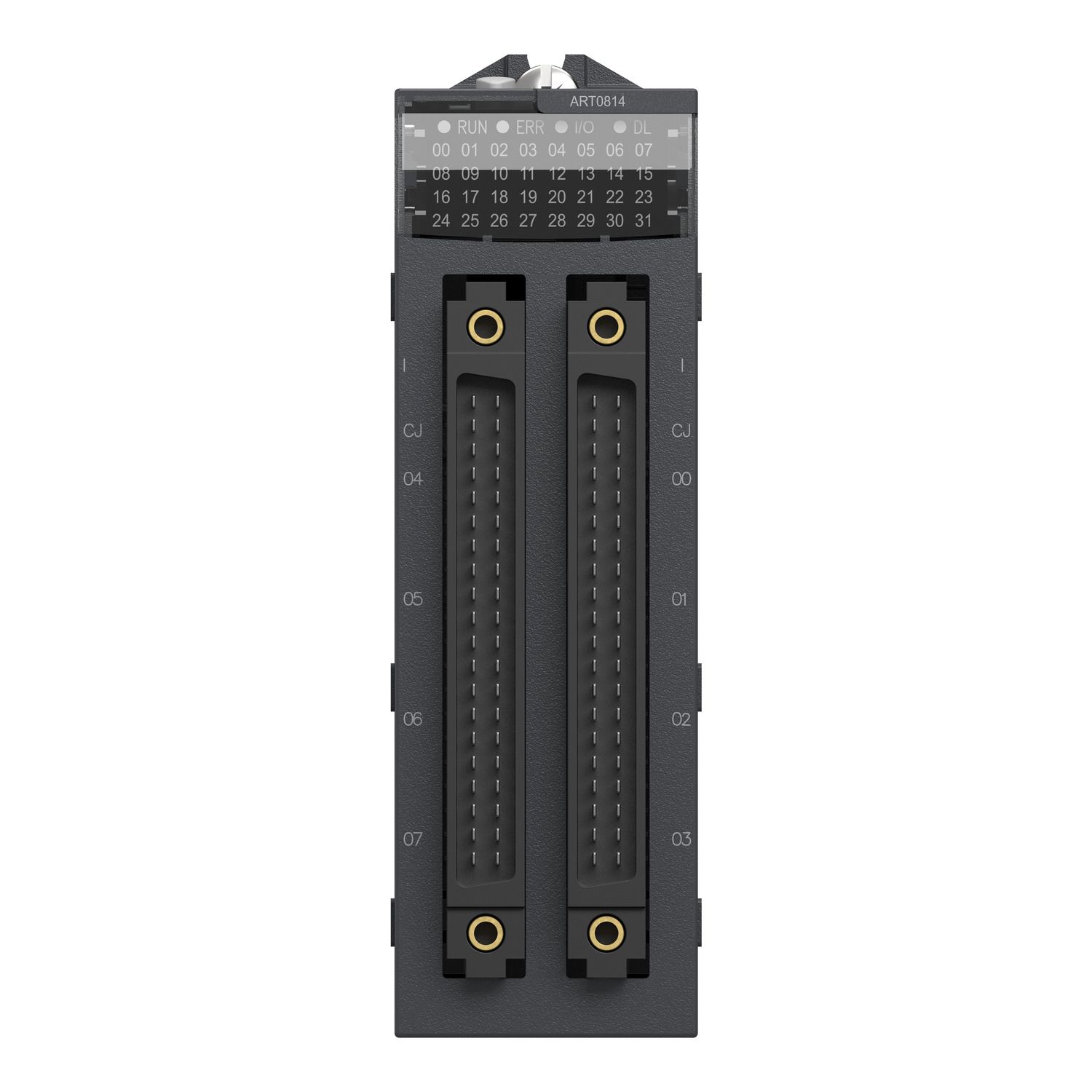 Picture of analog isolated low level input module, Modicon X80, 8 inputs, 40mV positive or negative