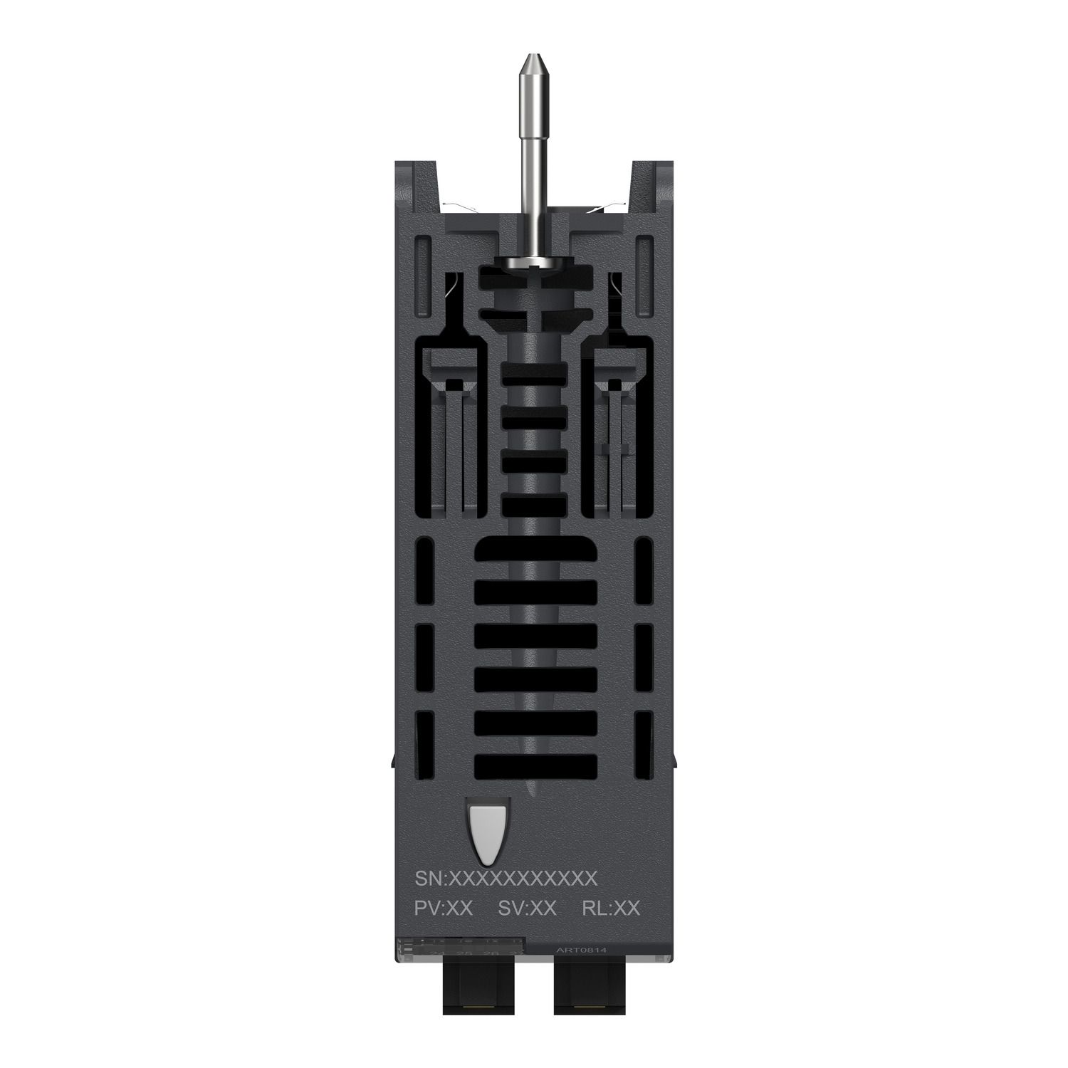 Picture of analog isolated low level input module, Modicon X80, 8 inputs, 40mV positive or negative