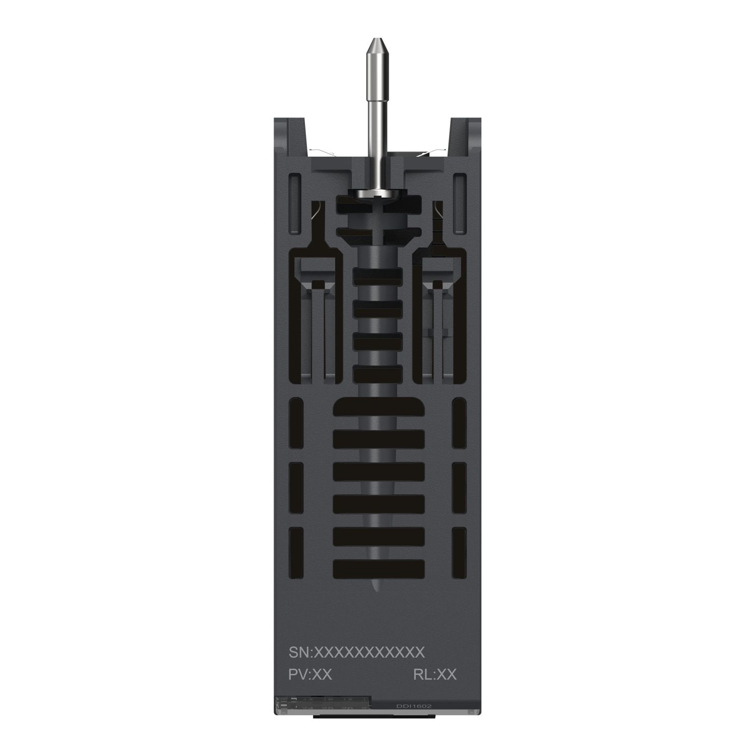 Picture of discrete input module, Modicon X80, 16 inputs, 24V DC positive