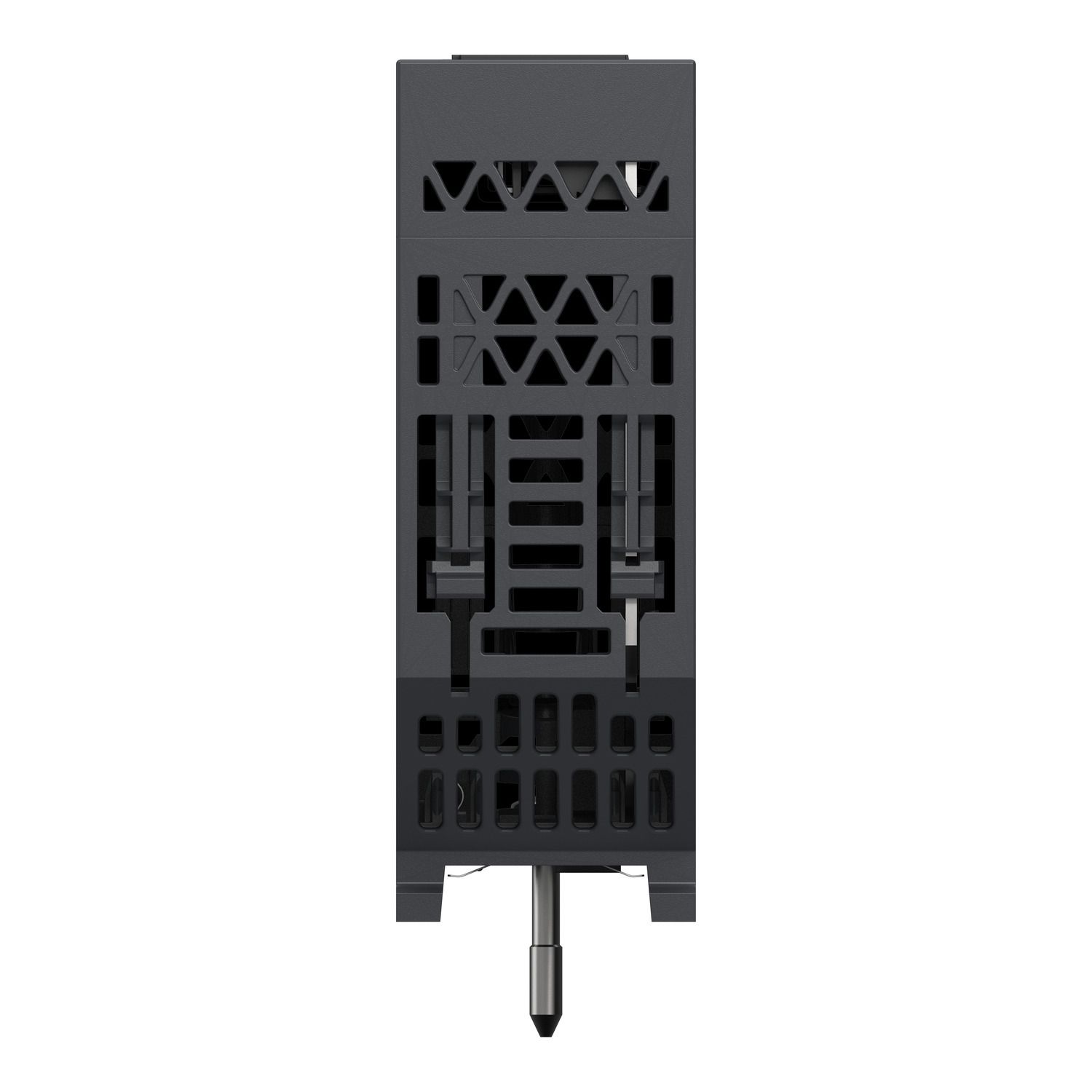 Picture of discrete output module, Modicon X80,  8 NO or NC relay outputs, 24 to 240V AC, 24 to 125V DC