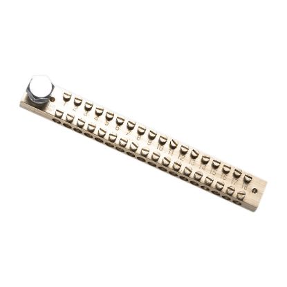Picture of Link bar, Clipsal - Max 4, 165 A 18 hole length 158 mm 1 hexagon head